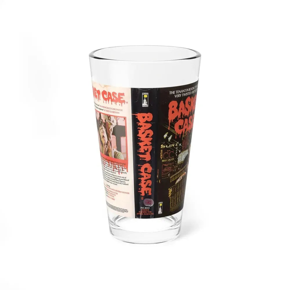 BASKET CASE (VHS COVER) Pint Glass 16oz 16oz - Go Mug Yourself