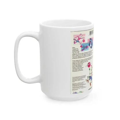 BASKETBALL FEVER THE ANIMATED MOVIE (VHS COVER) - White Coffee Mug - Go Mug Yourself