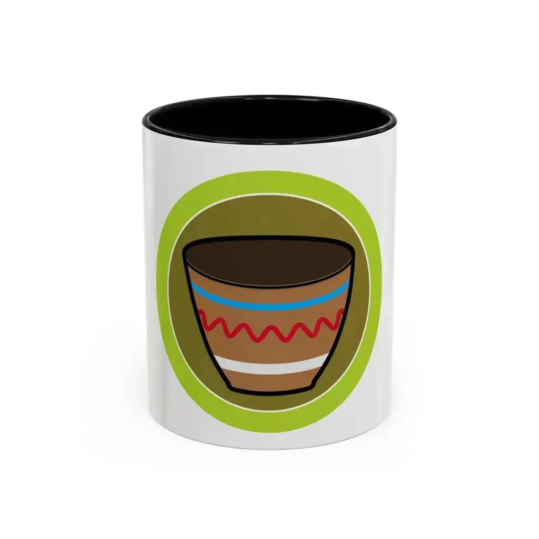 Basketry (Boy Scout Merit Badge) Accent Coffee Mug 11oz Black - Go Mug Yourself
