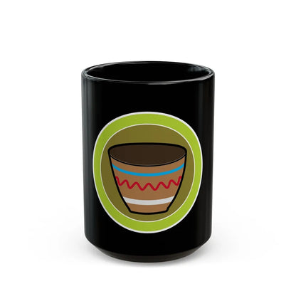 Basketry (Boy Scout Merit Badge) Black Coffee Mug-15oz-Go Mug Yourself