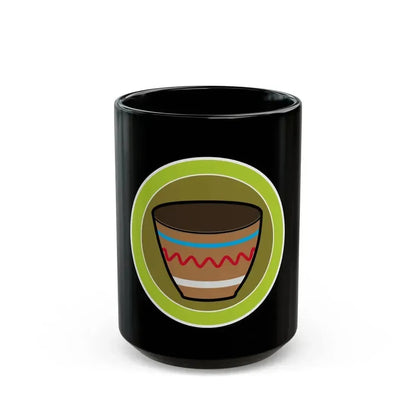 Basketry (Boy Scout Merit Badge) Black Coffee Mug 15oz - Go Mug Yourself