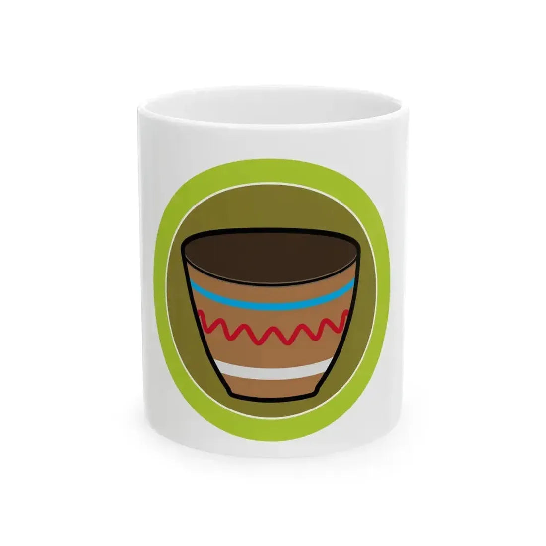 Basketry (Boy Scout Merit Badge) White Coffee Mug 11oz - Go Mug Yourself