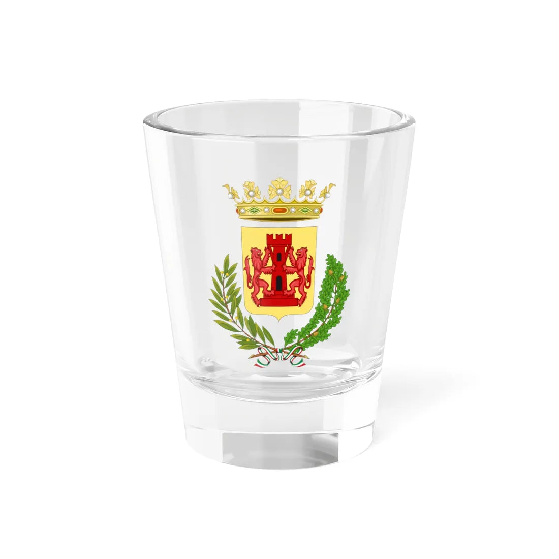 Bassano del Grappa-Stemma (Italy) (Coat of Arms) Shot Glass 1.5oz 1.5oz - Go Mug Yourself
