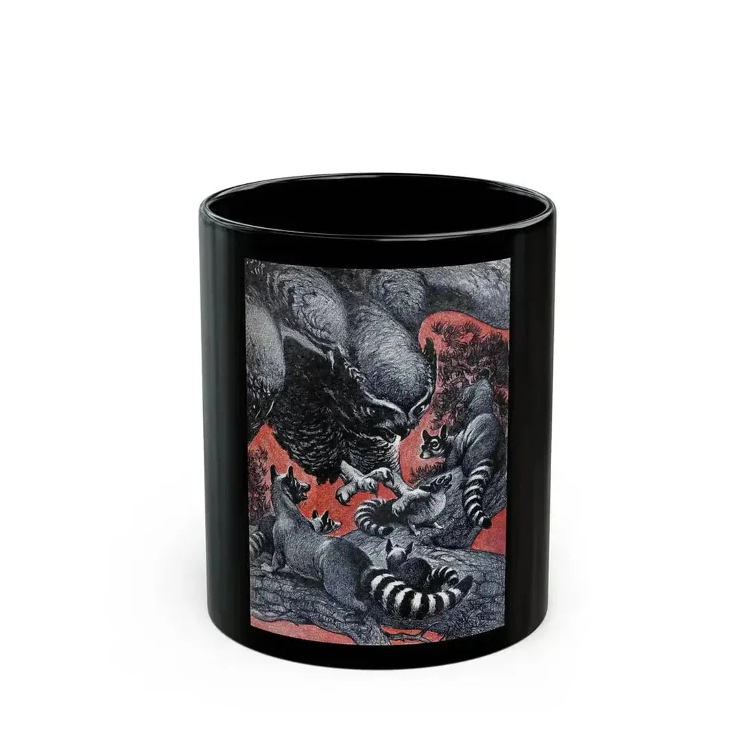 Bassaris, Blue Book Magazine, June 1950 - Black Coffee Mug 11oz - Go Mug Yourself