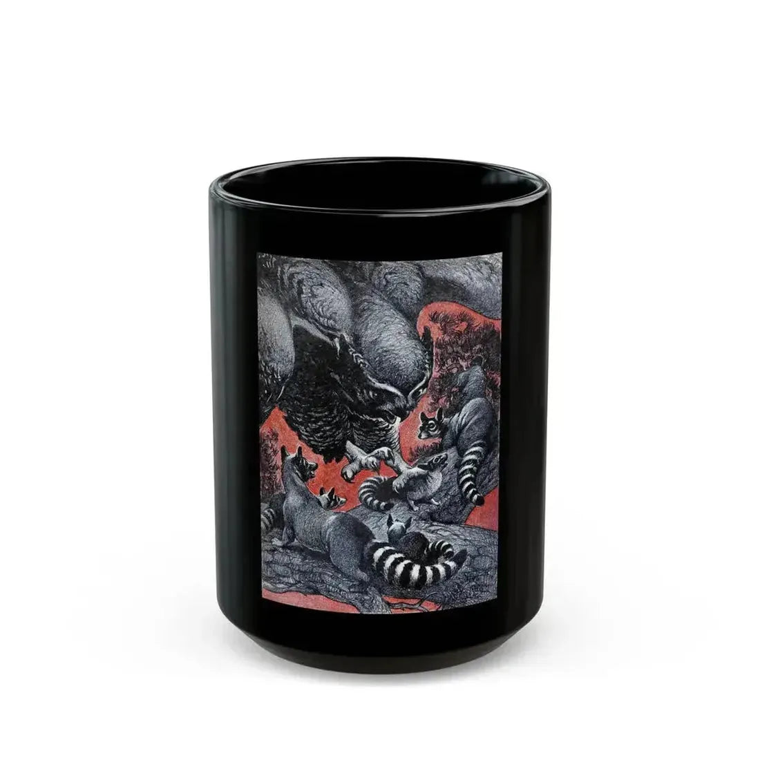 Bassaris, Blue Book Magazine, June 1950 - Black Coffee Mug 15oz - Go Mug Yourself