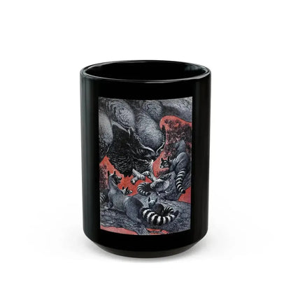 Bassaris, Blue Book Magazine, June 1950 - Black Coffee Mug 15oz - Go Mug Yourself