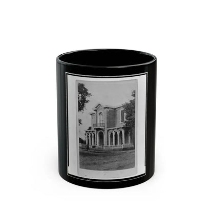 Bassett's House, Murfreesboro, Tenn., Formerly Quarters Of Col. Goddard, Asst. Adjt. Gen. To Maj. Gen. Rosecrans (U.S. Civil War) Black Coffee Mug 11oz - Go Mug Yourself