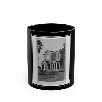 Bassett's House, Murfreesboro, Tenn., Formerly Quarters Of Col. Goddard, Asst. Adjt. Gen. To Maj. Gen. Rosecrans (U.S. Civil War) Black Coffee Mug 11oz - Go Mug Yourself