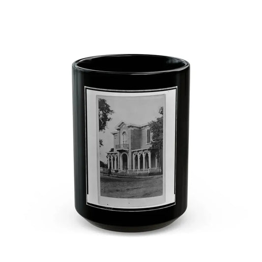 Bassett's House, Murfreesboro, Tenn., Formerly Quarters Of Col. Goddard, Asst. Adjt. Gen. To Maj. Gen. Rosecrans (U.S. Civil War) Black Coffee Mug 15oz - Go Mug Yourself
