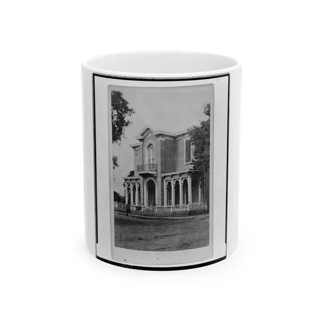 Bassett's House, Murfreesboro, Tenn., Formerly Quarters Of Col. Goddard, Asst. Adjt. Gen. To Maj. Gen. Rosecrans (U.S. Civil War) White Coffee Mug 11oz - Go Mug Yourself