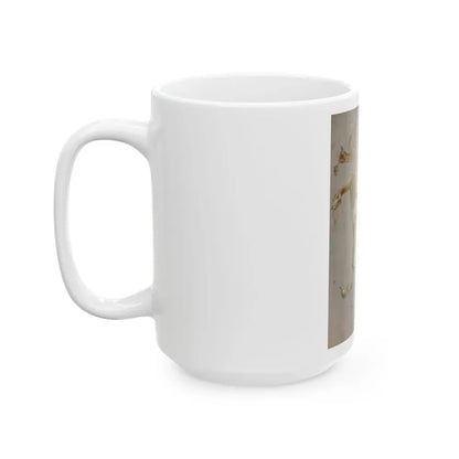 Basting the Turkey, Saturday Evening Post cover study, 1912 - White Coffee Mug - Go Mug Yourself