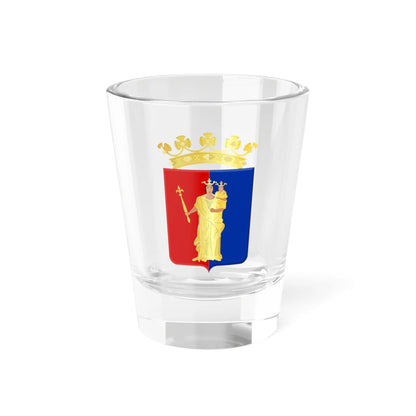 Bastogne wapen (Belgium) (Coat of Arms) Shot Glass 1.5oz 1.5oz - Go Mug Yourself