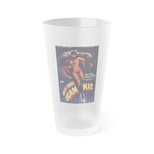 BATGIRL (TURKISH) Movie Poster - Frosted Pint Glass 16oz Default Title - Go Mug Yourself