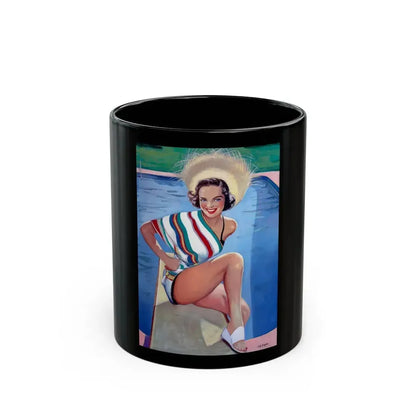 Bathing Beauty - Black Coffee Mug 11oz - Go Mug Yourself