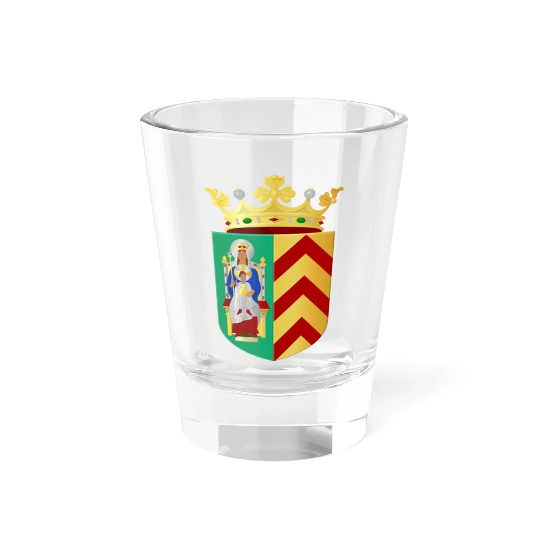 Bathmen wapen (Netherlands) (Coat of Arms) Shot Glass 1.5oz 1.5oz - Go Mug Yourself