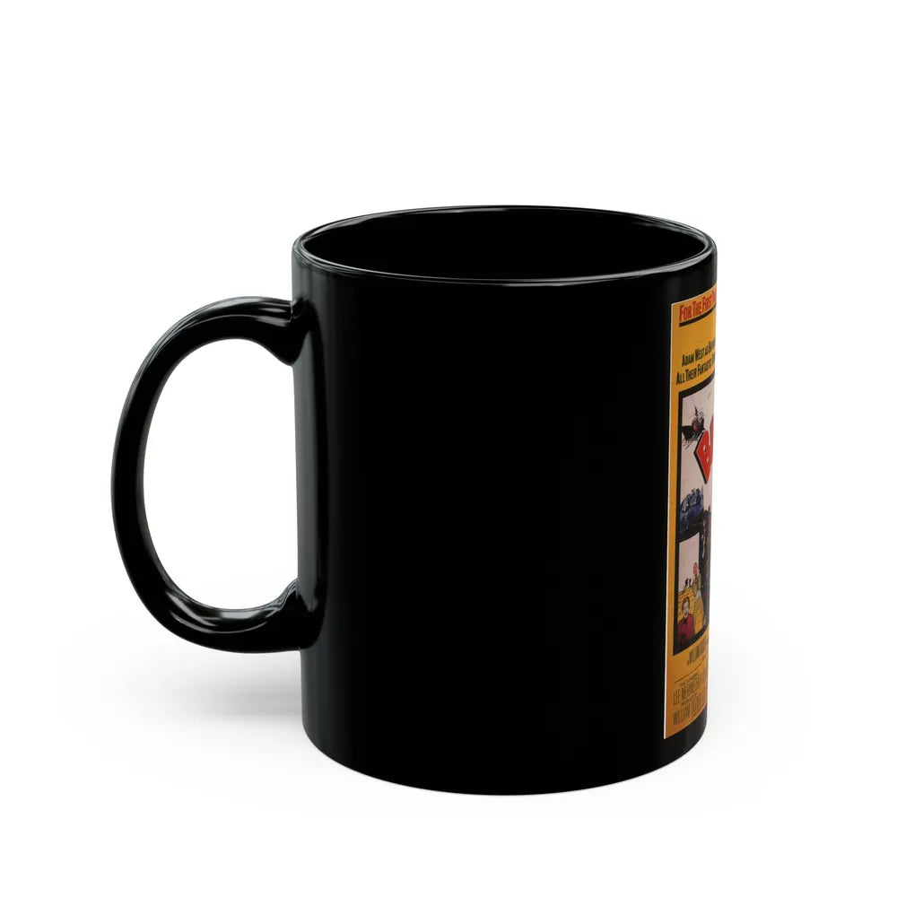 BATMAN (ADAM WEST) 1966 Movie Poster - Black Coffee Mug-Go Mug Yourself