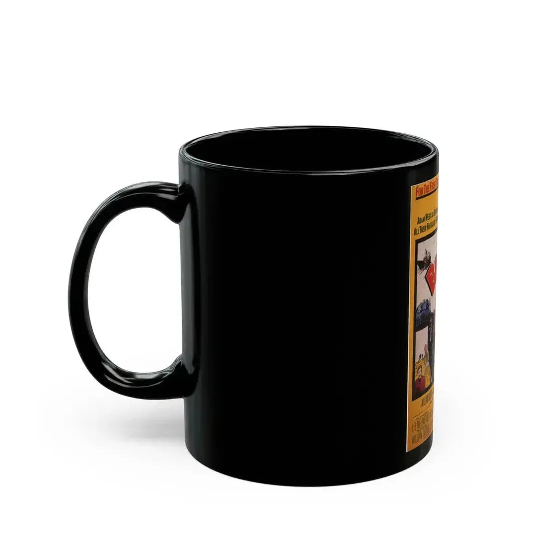BATMAN (ADAM WEST) 1966 Movie Poster - Black Coffee Mug - Go Mug Yourself