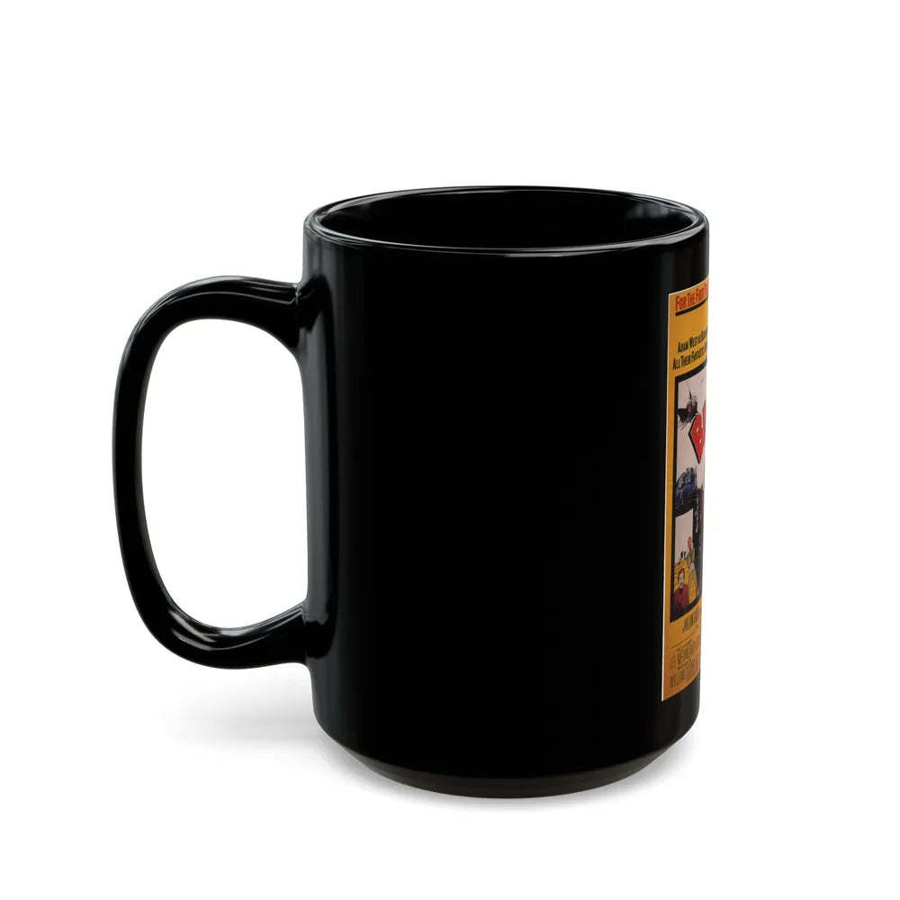 BATMAN (ADAM WEST) 1966 Movie Poster - Black Coffee Mug-Go Mug Yourself