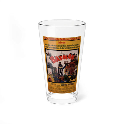 BATMAN (ADAM WEST) 1966 Movie Poster - Pint Glass 16oz-16oz-Go Mug Yourself