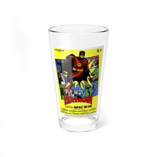 BATMAN (ADAM WEST 3) 1966 Movie Poster - Pint Glass 16oz 16oz - Go Mug Yourself
