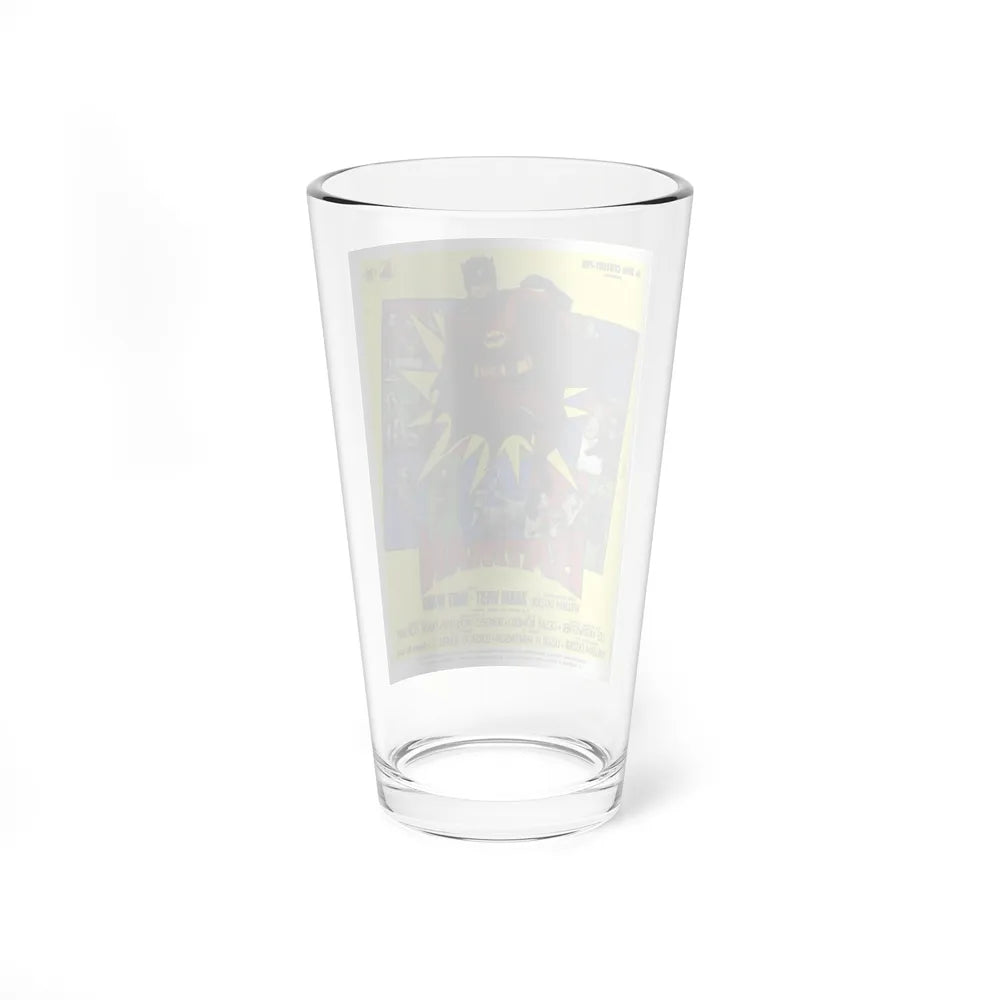 BATMAN (ADAM WEST 3) 1966 Movie Poster - Pint Glass 16oz-Go Mug Yourself