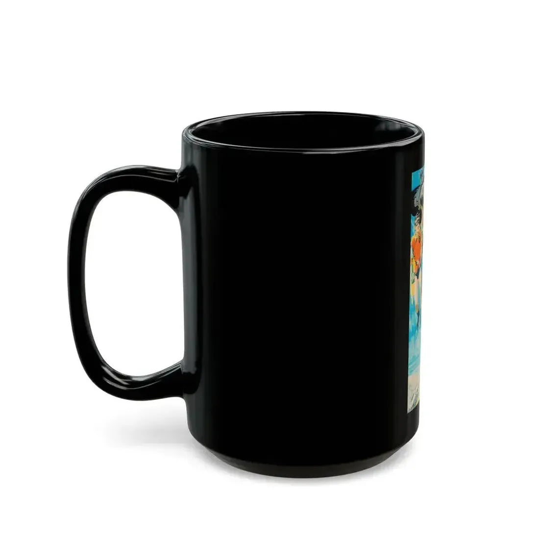 Batman and Robin, movie poster illustrations (1) - Black Coffee Mug - Go Mug Yourself