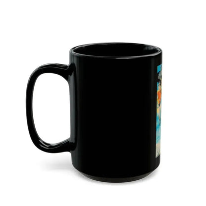 Batman and Robin, movie poster illustrations (1) - Black Coffee Mug - Go Mug Yourself