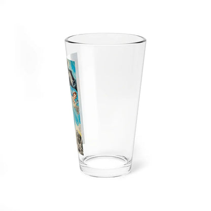 Batman and Robin, movie poster illustrations (1) (Magazine Illustration) Pint Glass 16oz-Go Mug Yourself