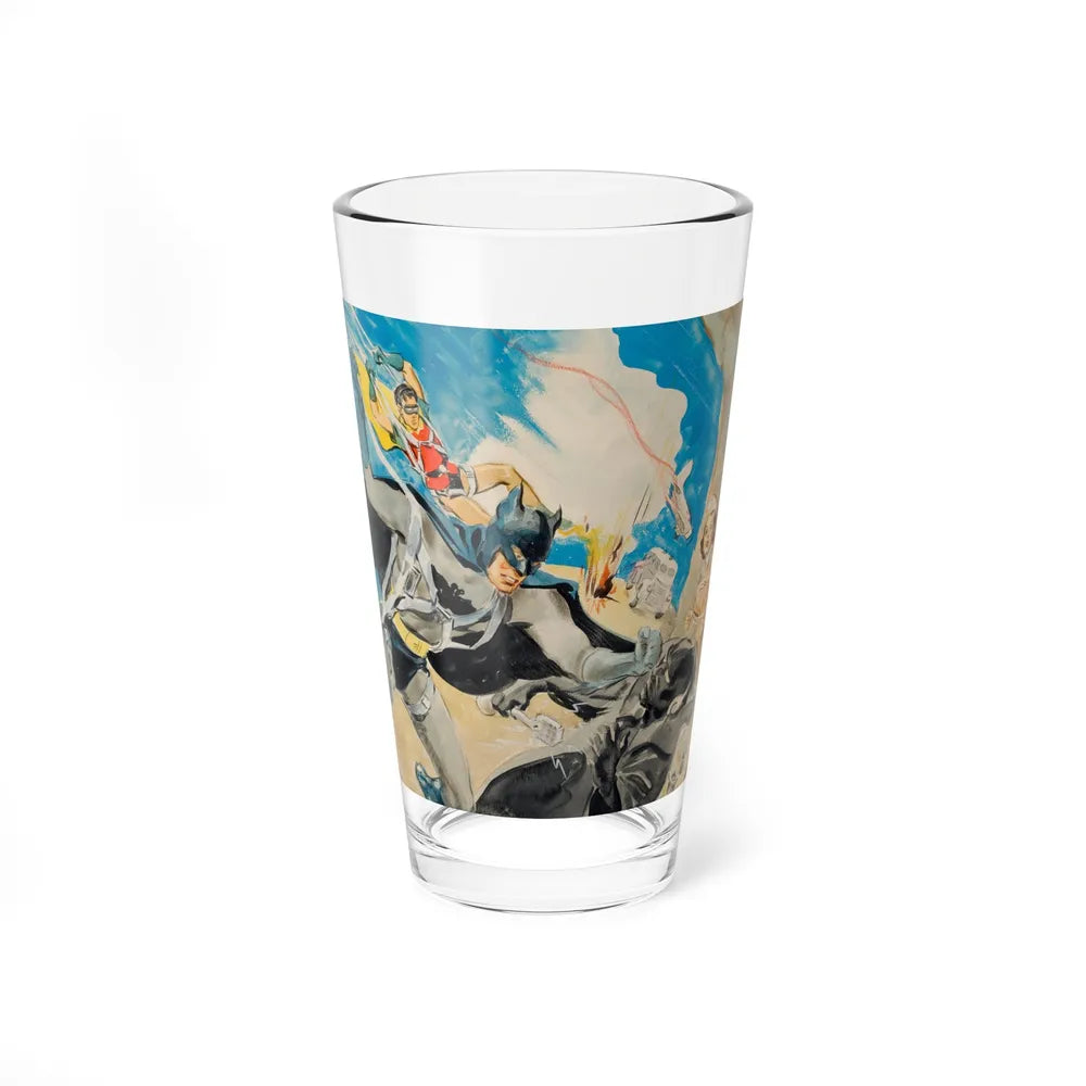 Batman and Robin, movie poster illustrations (2) (Magazine Illustration) Pint Glass 16oz-16oz-Go Mug Yourself