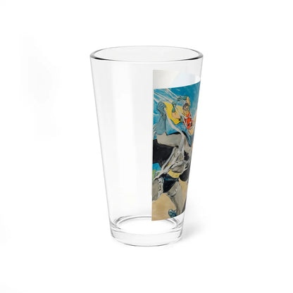 Batman and Robin, movie poster illustrations (2) (Magazine Illustration) Pint Glass 16oz-Go Mug Yourself