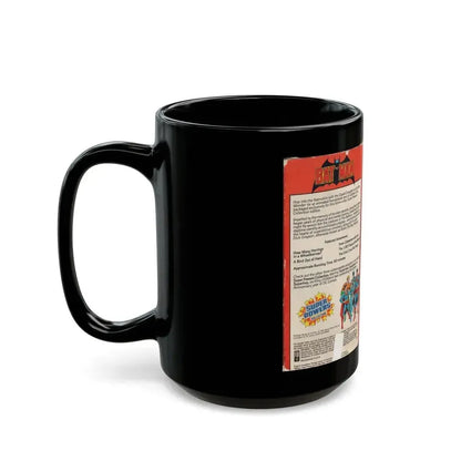 BATMAN SUPER POWERS COLLECTION (VHS COVER) - Black Coffee Mug - Go Mug Yourself