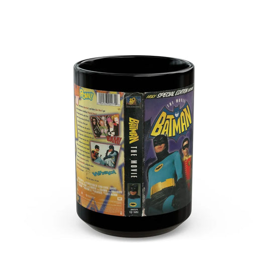 BATMAN THE MOVIE (VHS COVER) - Black Coffee Mug-15oz-Go Mug Yourself