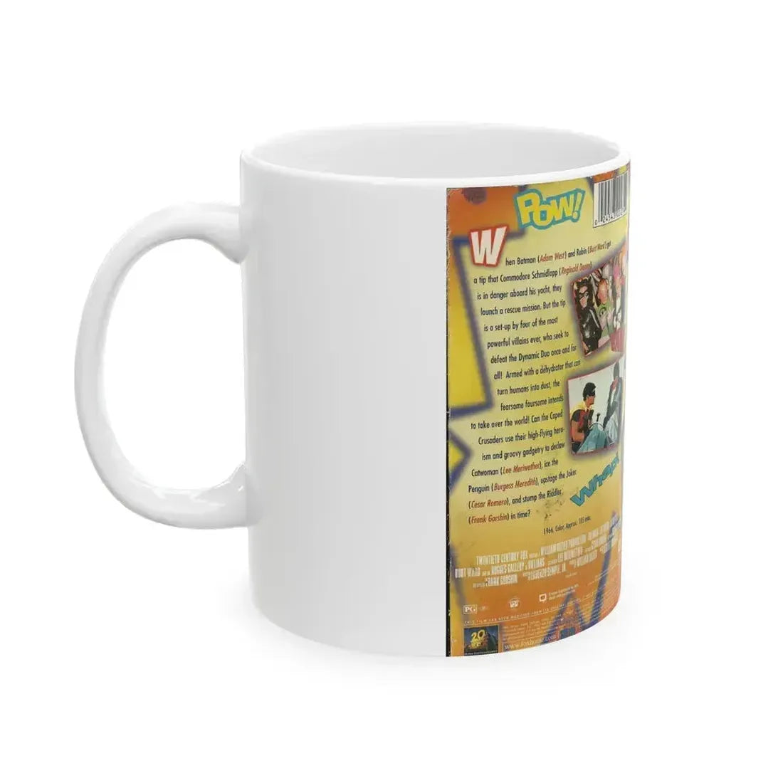 BATMAN THE MOVIE (VHS COVER) - White Coffee Mug - Go Mug Yourself