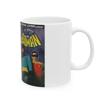BATMAN THE MOVIE (VHS COVER) - White Coffee Mug - Go Mug Yourself