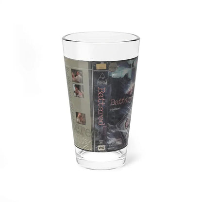 BATTERED (VHS COVER) Pint Glass 16oz 16oz - Go Mug Yourself