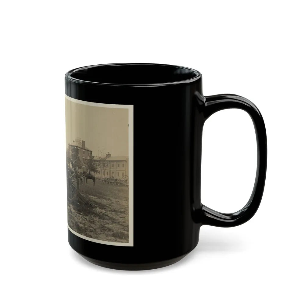 Batteries Of Field Pieces In Arsenal, Washington, D.C. (U.S. Civil War) Black Coffee Mug-Go Mug Yourself