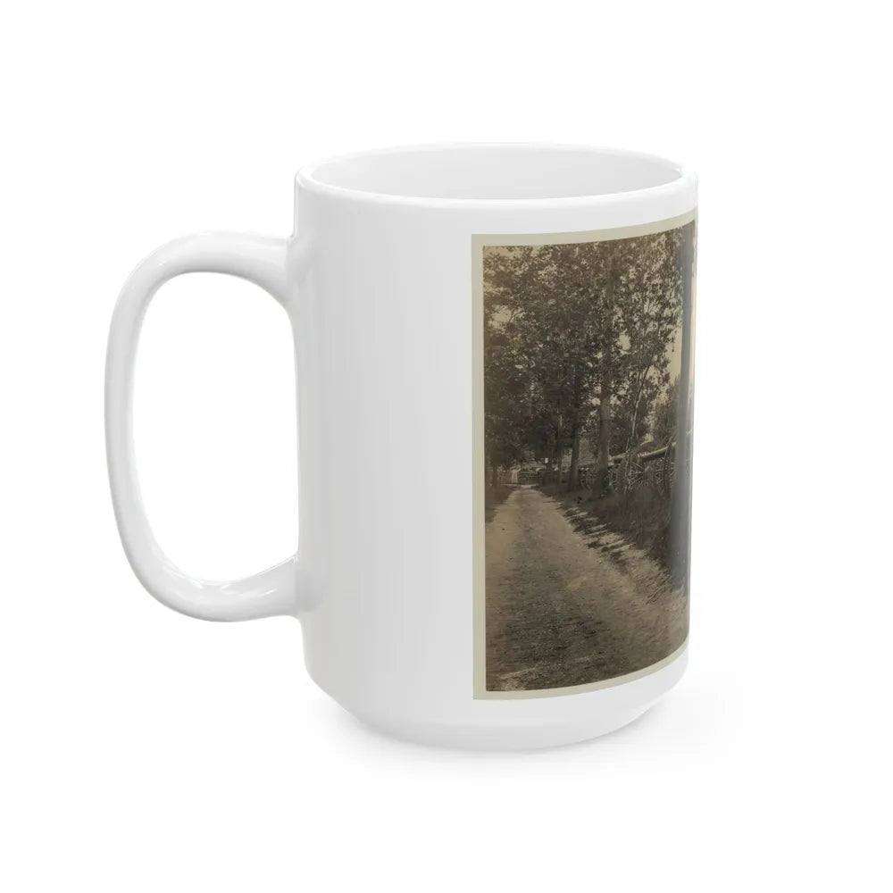 Batteries Of Field Pieces In Arsenal, Washington, D.C. (U.S. Civil War) White Coffee Mug-Go Mug Yourself