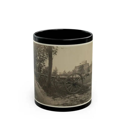 Batteries Of Field Pieces In Arsenal, Washington, D.C. (U.S. Civil War) Black Coffee Mug 11oz - Go Mug Yourself