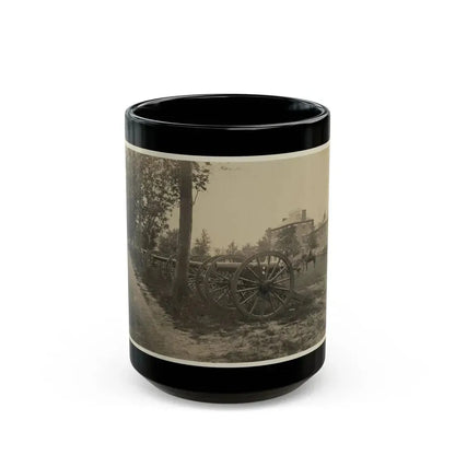 Batteries Of Field Pieces In Arsenal, Washington, D.C. (U.S. Civil War) Black Coffee Mug 15oz - Go Mug Yourself