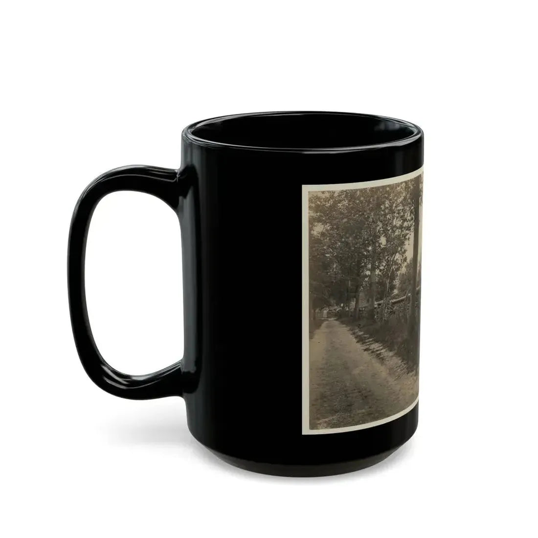 Batteries Of Field Pieces In Arsenal, Washington, D.C. (U.S. Civil War) Black Coffee Mug - Go Mug Yourself