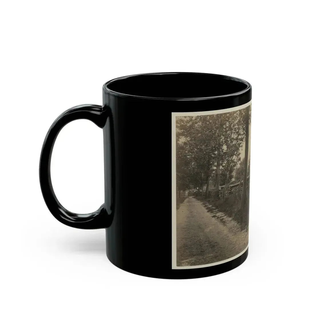Batteries Of Field Pieces In Arsenal, Washington, D.C. (U.S. Civil War) Black Coffee Mug - Go Mug Yourself