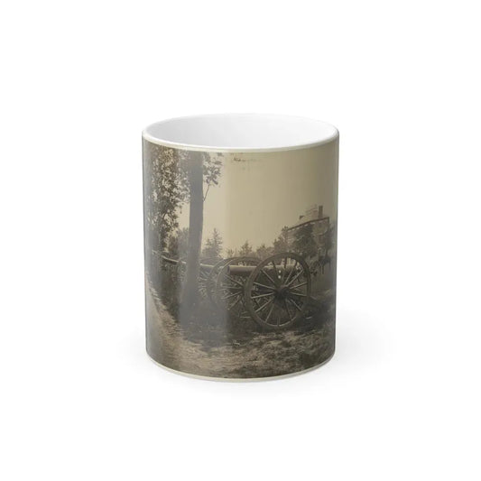 Batteries of Field Pieces in Arsenal, Washington, D.C. (U.S. Civil War) Color Changing Coffee Mug 11oz Default Title - Go Mug Yourself