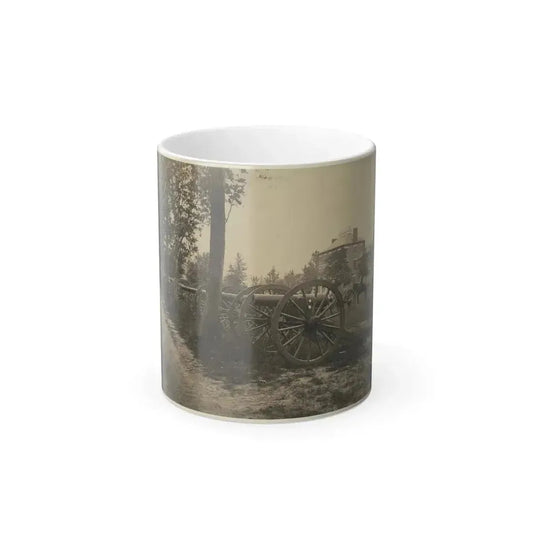 Batteries of Field Pieces in Arsenal, Washington, D.C. (U.S. Civil War) Color Changing Coffee Mug 11oz Default Title - Go Mug Yourself