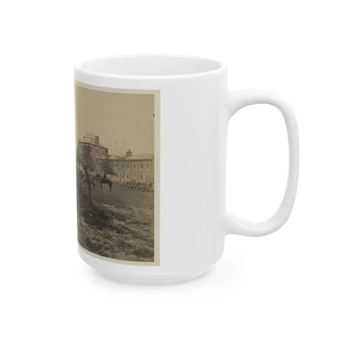 Batteries Of Field Pieces In Arsenal, Washington, D.C. (U.S. Civil War) White Coffee Mug - Go Mug Yourself
