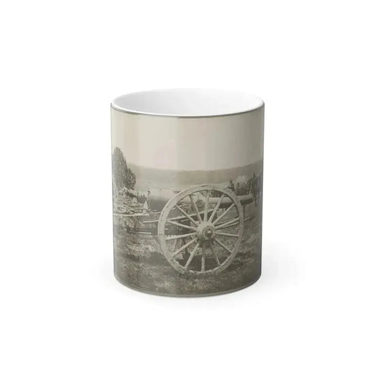 Battery - 1St N.Y. Artillery Battalion Near Fair Oaks, June 1862 (U.S. Civil War) Color Changing Coffee Mug 11oz Default Title 11oz - Go Mug Yourself