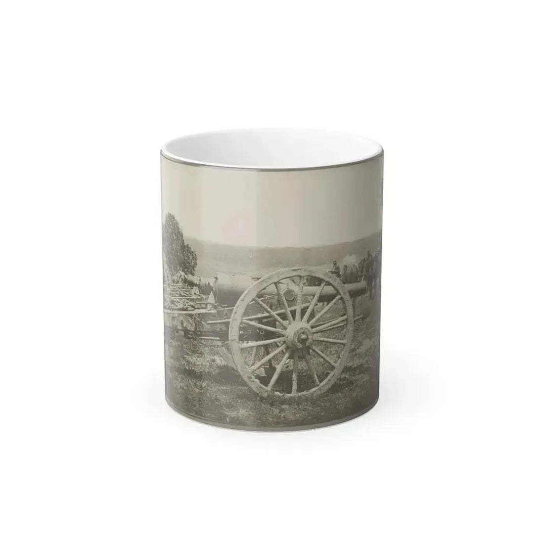 Battery - 1St N.Y. Artillery Battalion Near Fair Oaks, June 1862 (U.S. Civil War) Color Changing Coffee Mug 11oz Default Title 11oz - Go Mug Yourself