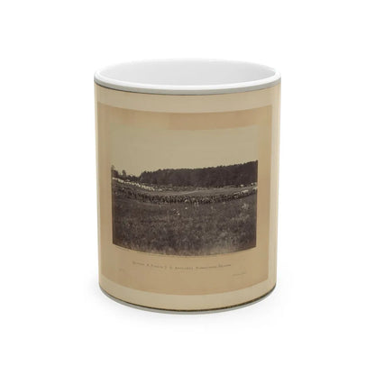 Battery A, Fourth U.S. Artillery, Robertson's Brigade (U.S. Civil War) White Coffee Mug-11oz-Go Mug Yourself