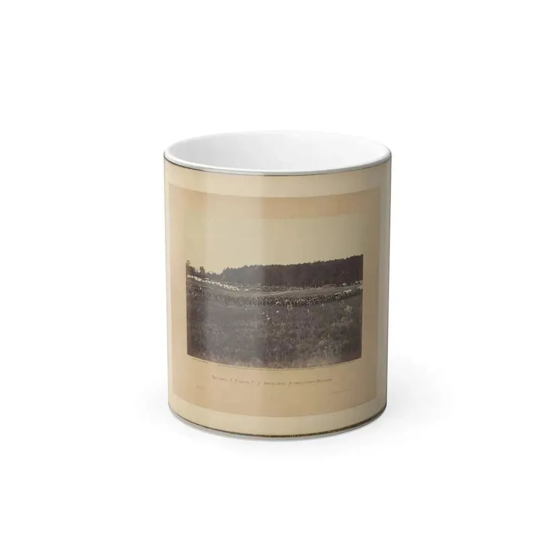 Battery a, Fourth U.S. Artillery, Robertson's Brigade (U.S. Civil War) Color Changing Coffee Mug 11oz Default Title - Go Mug Yourself