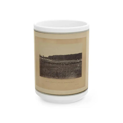 Battery A, Fourth U.S. Artillery, Robertson's Brigade (U.S. Civil War) White Coffee Mug 15oz - Go Mug Yourself