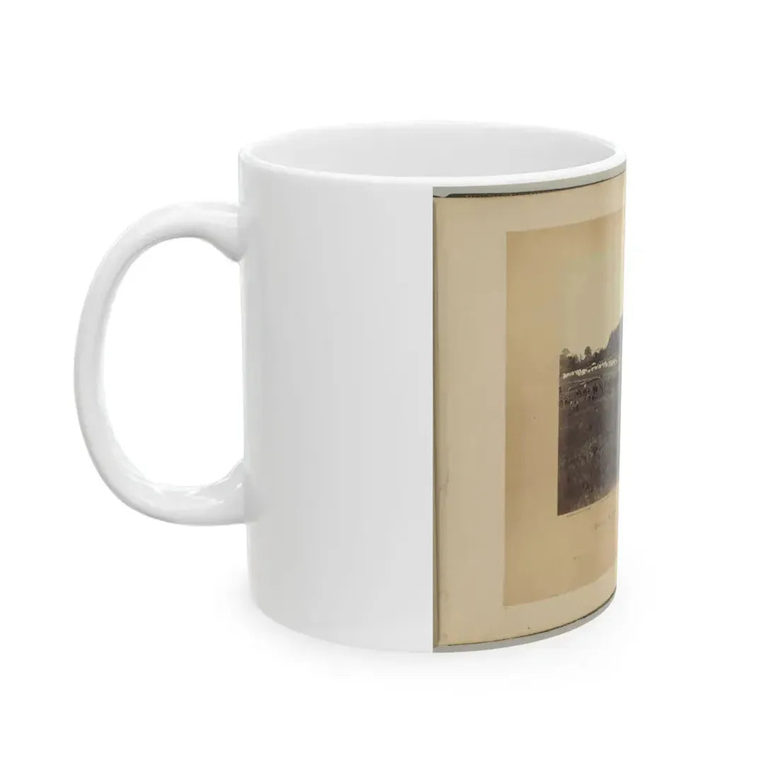 Battery A, Fourth U.S. Artillery, Robertson's Brigade (U.S. Civil War) White Coffee Mug - Go Mug Yourself